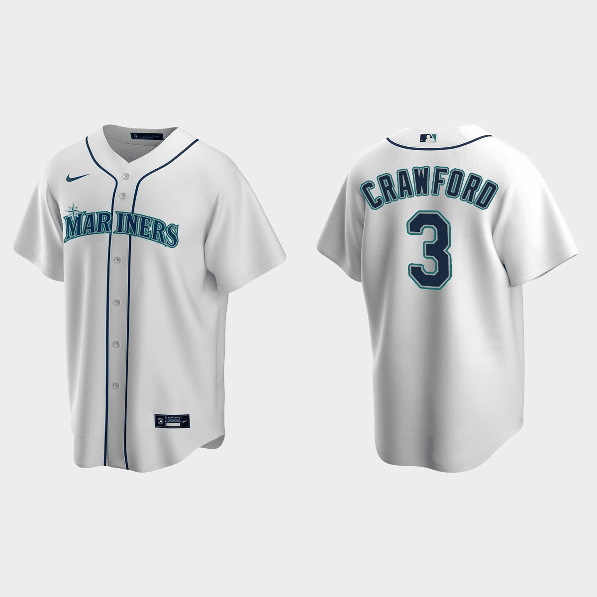 Men's Seattle Mariners #3 J.P. Crawford White Cool Base Stitched jersey Men's Seattle Mariners #3 J.P. Crawford White Cool Base Stitched jersey